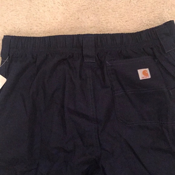 (2) Pairs of Carhartt Navy Blue Scrub Pants - Picture 8 of 8
